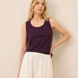 Women's Plum Luxe Stretch Jersey Tank 3XL